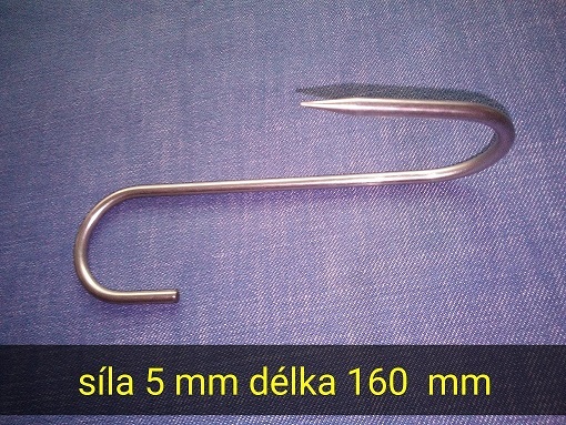 Háček 5mm/160mm