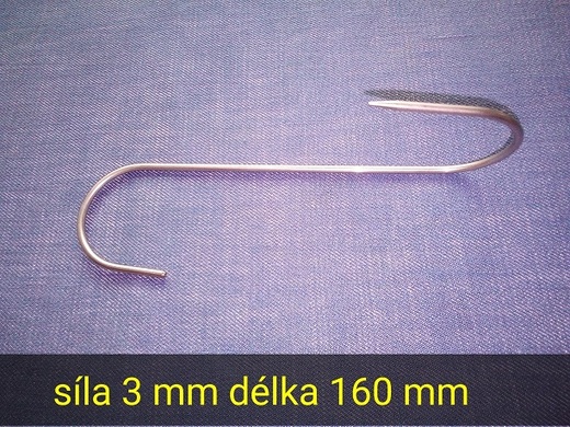 Háček 3mm/160mm